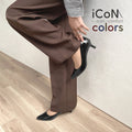 2024AW：iCoN COLORS：ポインテッドトゥ エナメル パンプス（C57171）ブラックE/mamian（マミアン）