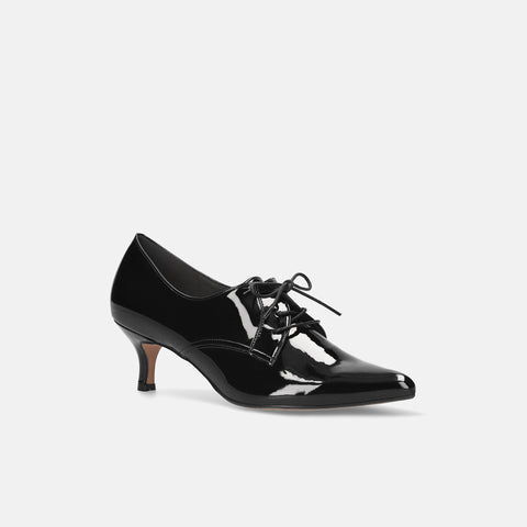 2025AW：レースアップ ブーティ（5703）ブラックE/mamian（マミアン）