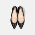 2025AW：iCoN COLORS：ポインテッドトゥ スムース パンプス（C57173）ブラック/mamian（マミアン）