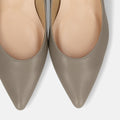 20%OFF：ポインテッドトゥ パンプス（m45002）グレージュ/mamian（マミアン）